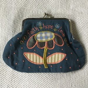 Oversized coin purse